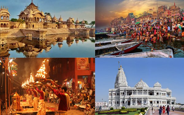 Delhi Mathura Vrindavan Agra Ayodhya Varanasi tour
