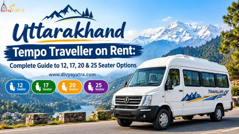 Uttarakhand tempo traveller on rent 12, 17, 20 and 25 seater
