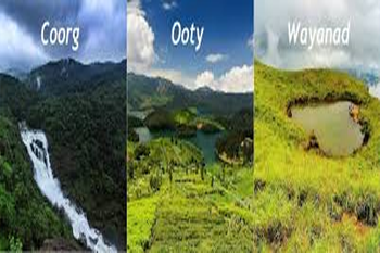 Ooty, Wayanad, Coorg Tour Package